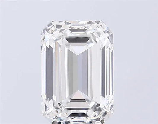 4.52ct Emerald Lab Grown Diamond (Colour D, Clarity VVS2, IGI Certified)