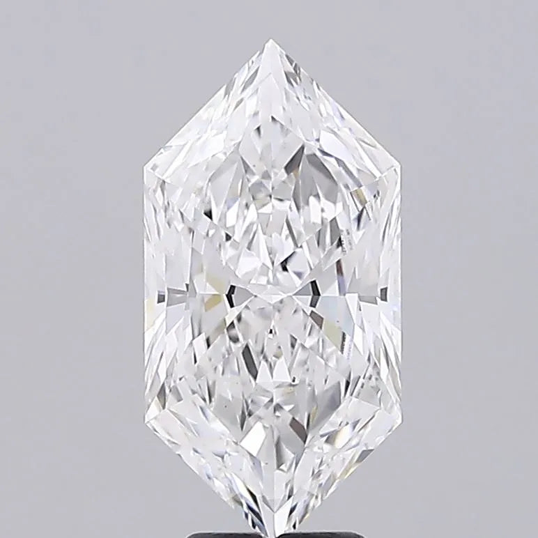 4.52ct Hexagonal Lab Grown Diamond (Colour D, Clarity VS1, IGI Certified)