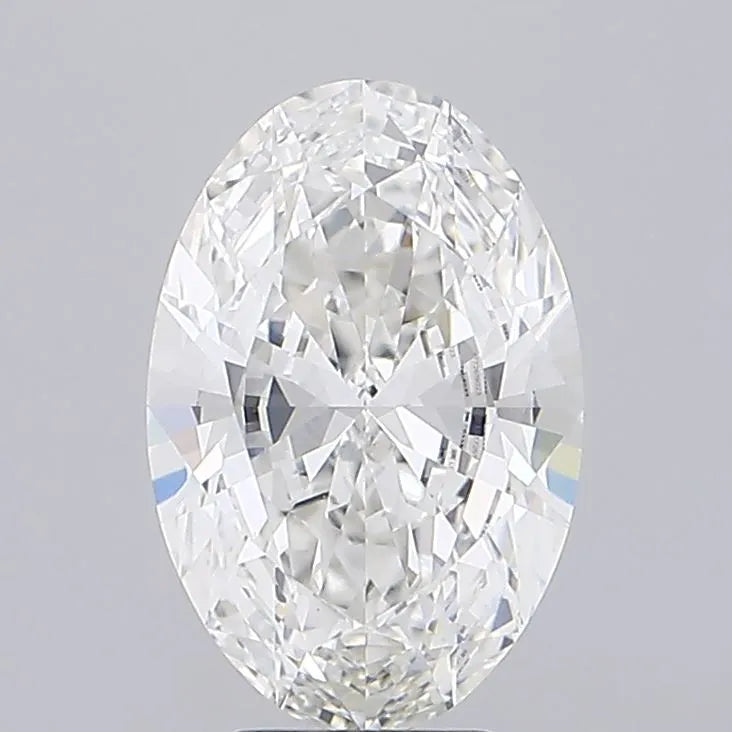 4.52ct Oval Lab Grown Diamond (Colour F, Clarity VVS2, IGI Certified)