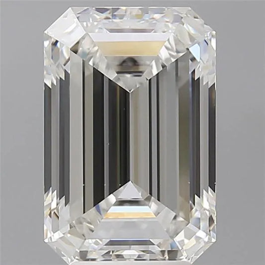 4.54ct Emerald Lab Grown Diamond (Colour F, Clarity VVS2, IGI Certified)