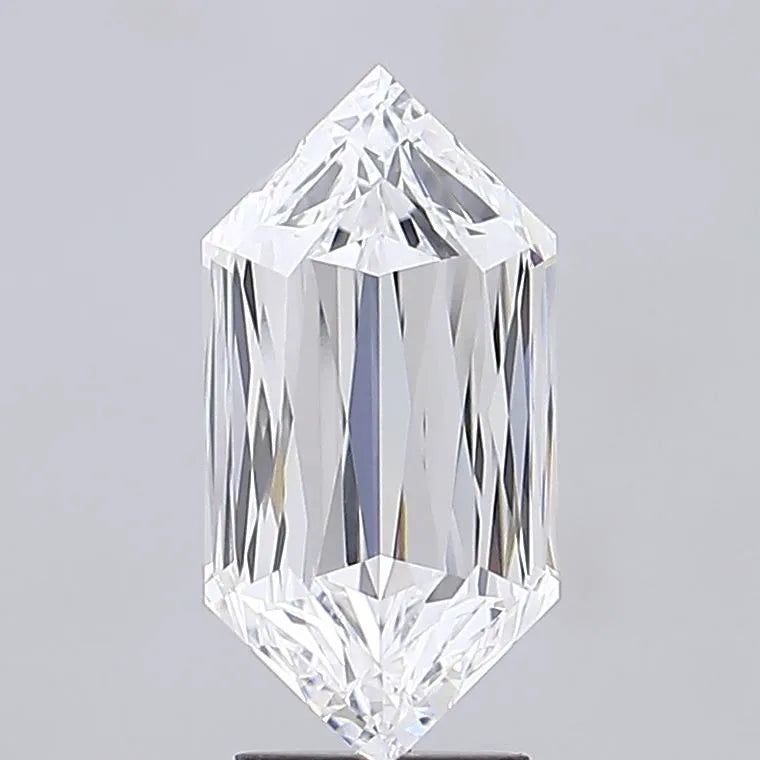 4.54ct Hexagonal Lab Grown Diamond (Colour E, Clarity VVS2, IGI Certified)