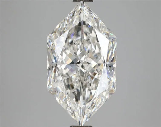 4.54ct Hexagonal Lab Grown Diamond (Colour F, Clarity VS1, IGI Certified)