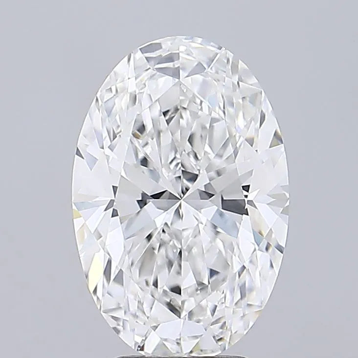 4.54ct Oval Lab Grown Diamond (Colour E, Clarity VVS2, IGI Certified)