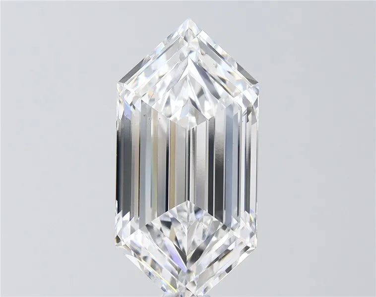 4.55ct Hexagonal Lab Grown Diamond (Colour D, Clarity VS1, IGI Certified)