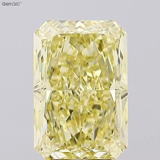 4.55ct Radiant Lab Grown Diamond (Colour Fancy Intense Yellow, Clarity SI1, IGI Certified)