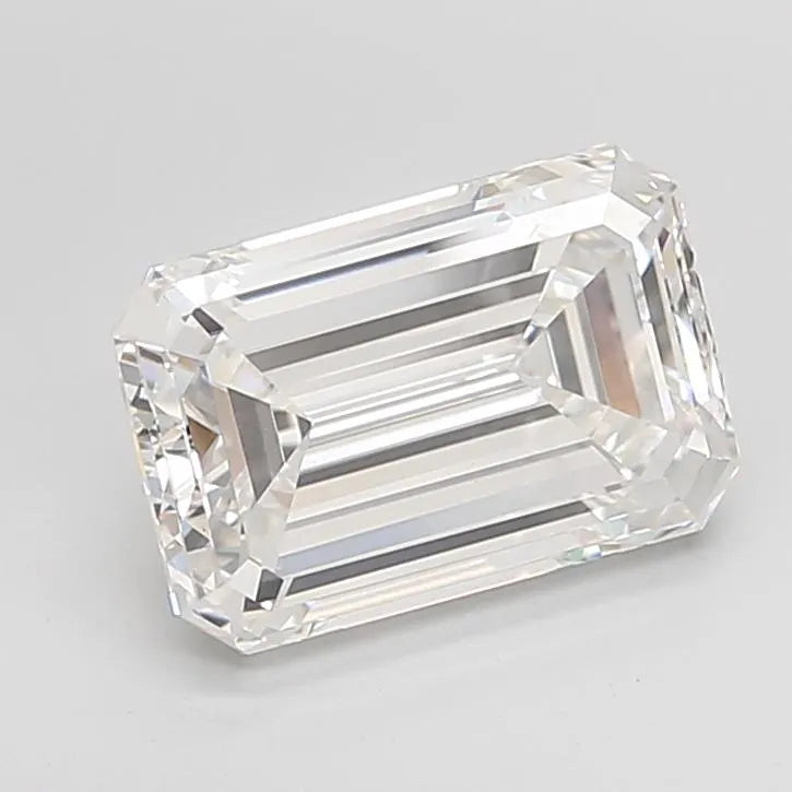 4.56ct Emerald Lab Grown Diamond (Colour F, Clarity VVS2, IGI Certified)