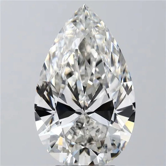 4.56ct Pear Lab Grown Diamond (Colour G, Clarity VVS2, IGI Certified)