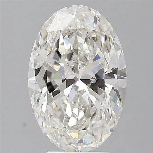 4.58ct Oval Lab Grown Diamond (Colour G, Clarity VS2, IGI Certified)