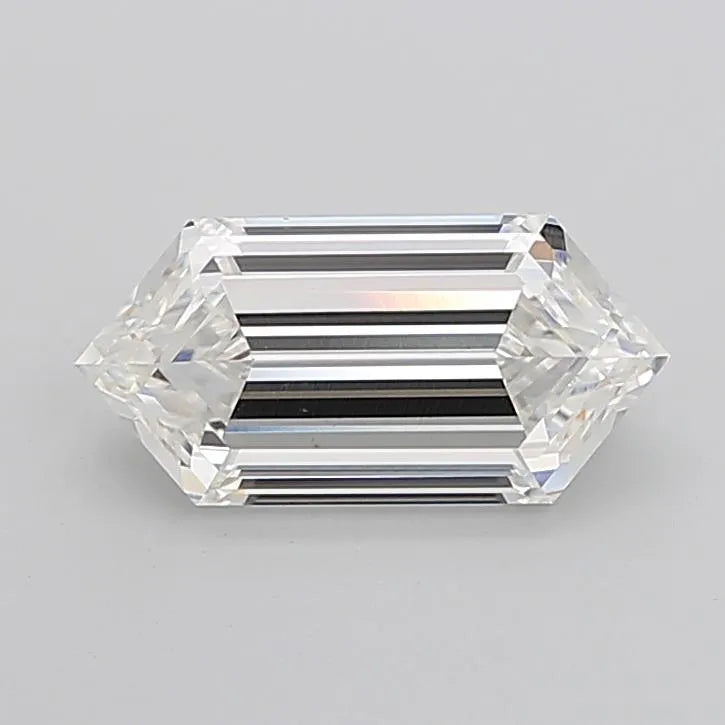 4.59ct Hexagonal Lab Grown Diamond (Colour F, Clarity VVS2, IGI Certified)