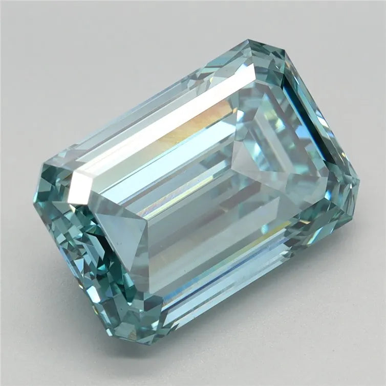 4.76ct Emerald Lab Grown Diamond (Colour Fancy Intense Blue, Clarity VS1, IGI Certified)