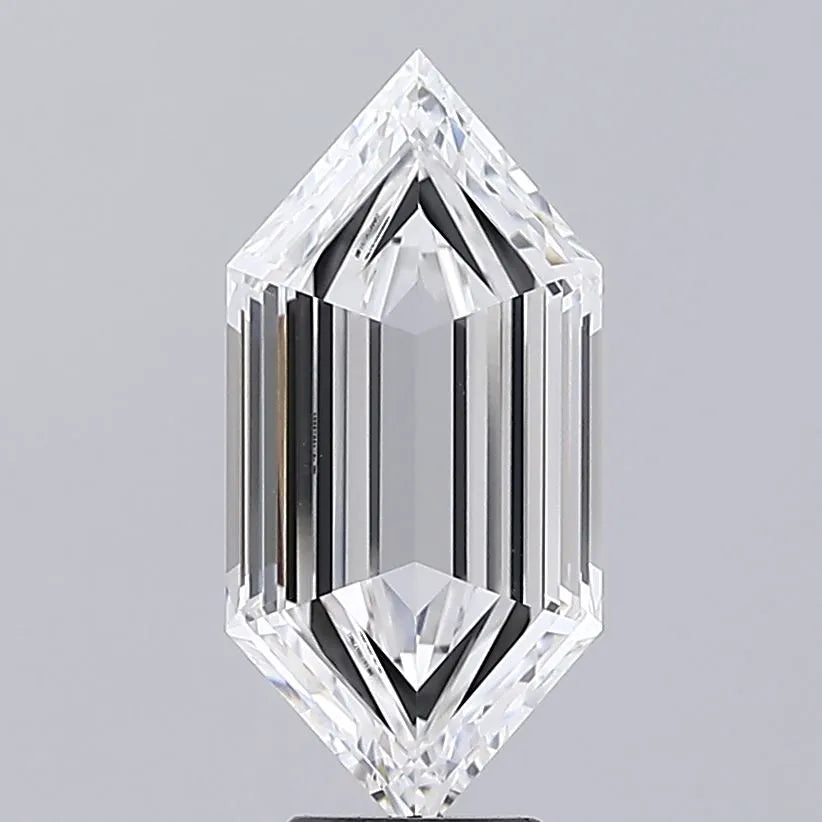4.76ct Hexagonal Lab Grown Diamond (Colour E, Clarity VVS1, IGI Certified)