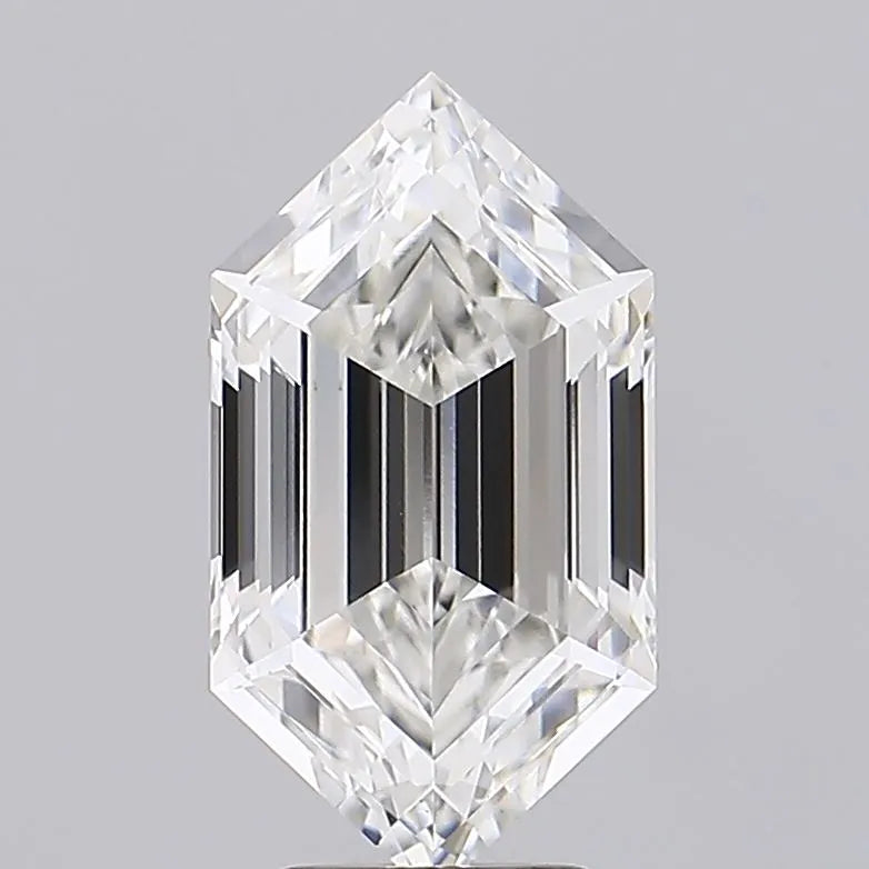 4.79ct Hexagonal Lab Grown Diamond (Colour F, Clarity VS1, IGI Certified)