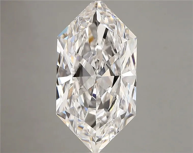 4.88ct Hexagonal Lab Grown Diamond (Colour F, Clarity VVS2, IGI Certified)
