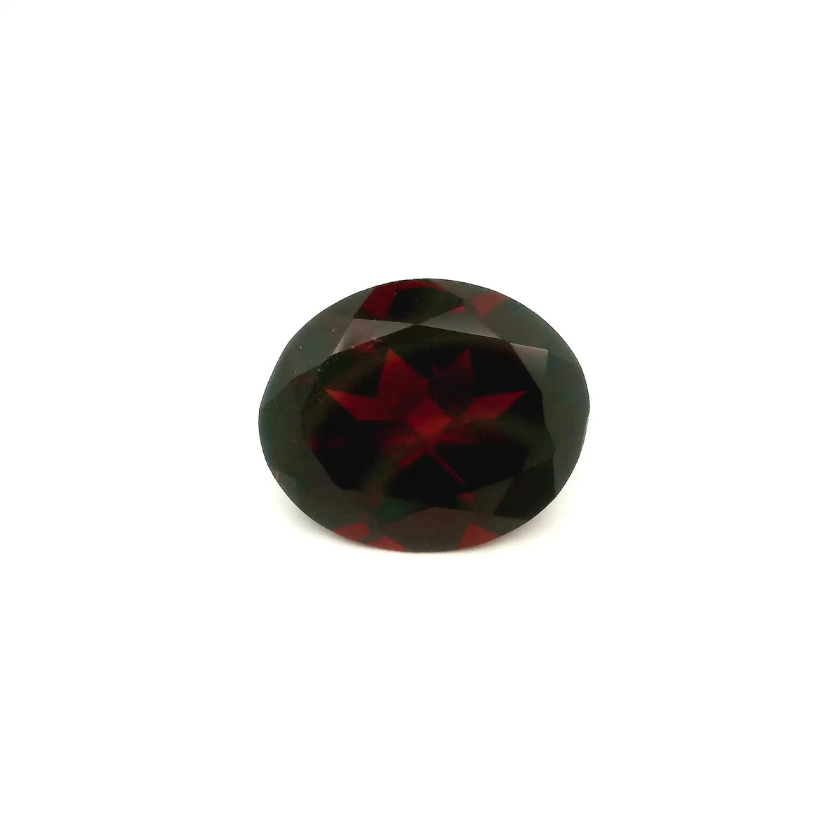 4.92ct Oval Natural Garnet (Colour Red, Clarity Slightly Included, Cut Faceted)
