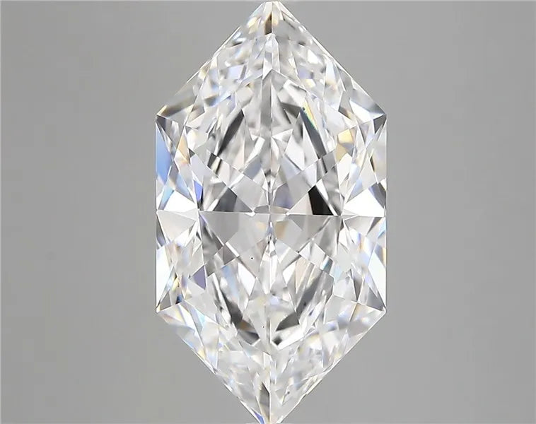 4.96ct Hexagonal Lab Grown Diamond (Colour D, Clarity VS1, IGI Certified)