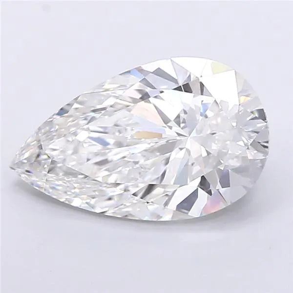4.99ct Pear Lab Grown Diamond (Colour E, Clarity IF, IGI Certified)