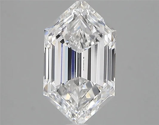1.97ct Hexagonal Lab Grown Diamond (Colour D, Clarity VVS2, IGI Certified)