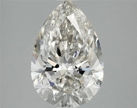 2.57ct Pear Lab Grown Diamond (Colour G, Clarity VS2, IGI Certified)