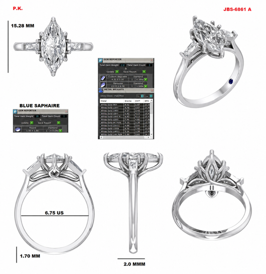 Custom Ring Order Mason/Elzabeth