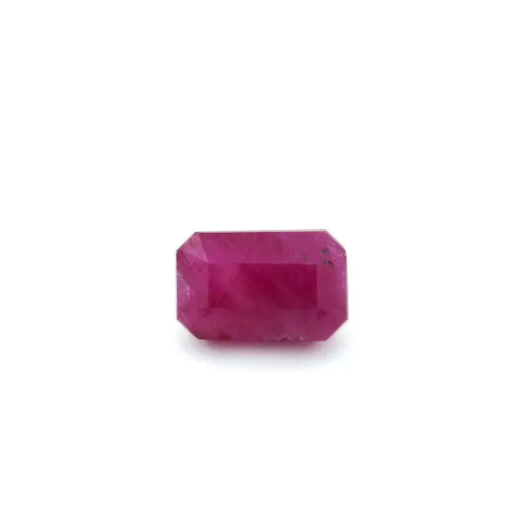 2.67ct Emerald Natural Ruby (Colour Red, Clarity Slightly Included, Cut Faceted)