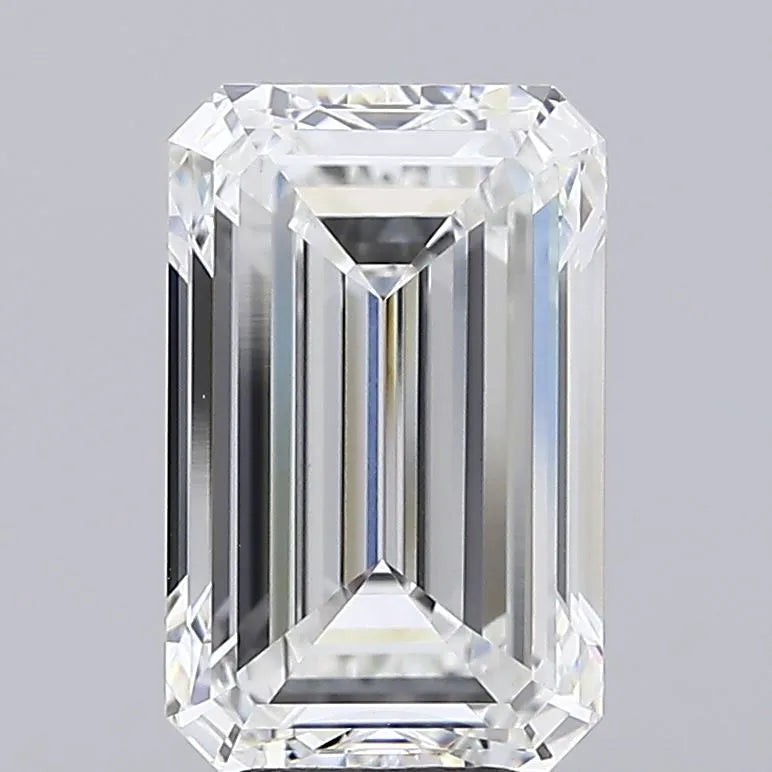 5.00ct Emerald Lab Grown Diamond (Colour F, Clarity VVS2, IGI Certified)