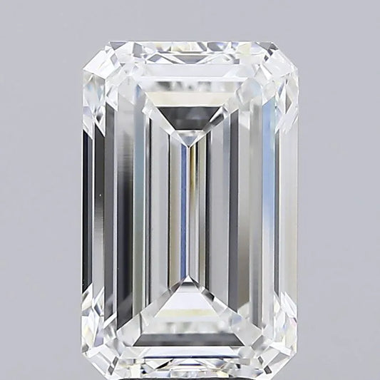 5.00ct Emerald Lab Grown Diamond (Colour F, Clarity VVS2, IGI Certified)