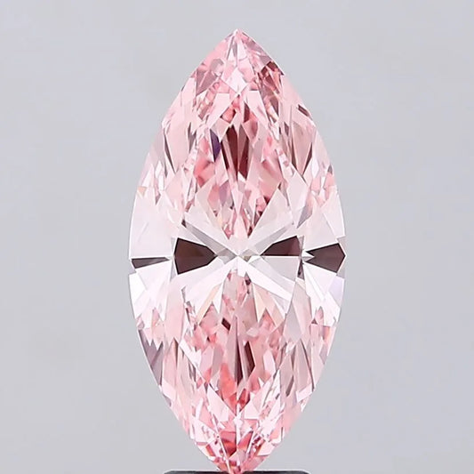 5.00ct Marquise Lab Grown Diamond (Colour Fancy Vivid Pink, Clarity VS1, IGI Certified)
