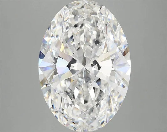 5.00ct Oval Lab Grown Diamond (Colour D, Clarity VS1, IGI Certified)