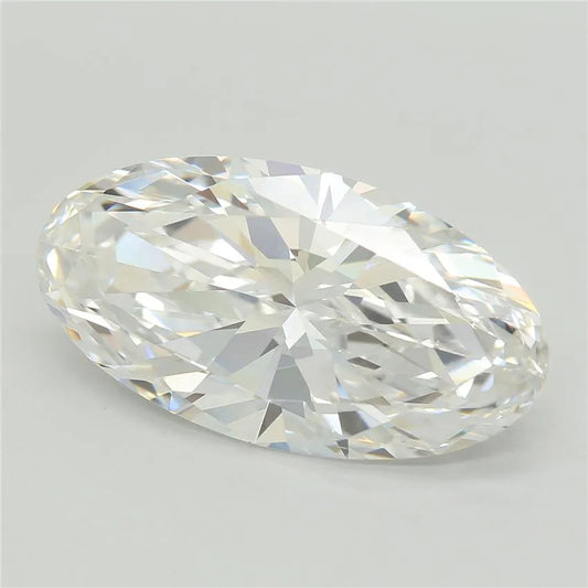 5.00ct Oval Lab Grown Diamond (Colour D, Clarity VVS2, IGI Certified)