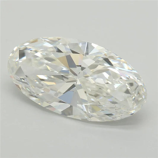 5.00ct Oval Lab Grown Diamond (Colour E, Clarity VS1, IGI Certified)