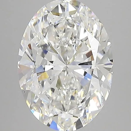 5.00ct Oval Lab Grown Diamond (Colour E, Clarity VS2, IGI Certified)