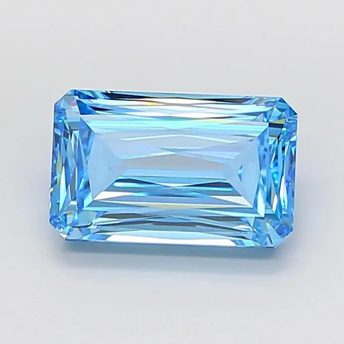 5.00ct Radiant Lab Grown Diamond (Colour Fancy Vivid Blue, Clarity VVS1, IGI Certified)