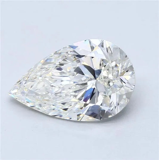 5.01ct Pear Natural Diamond (Colour I, Clarity VVS2, GIA Certified)