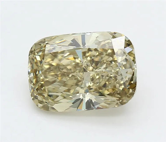 5.02ct Cushion modified Lab Grown Diamond (Colour Fancy Intense Yellow, Clarity VS1, IGI Certified)