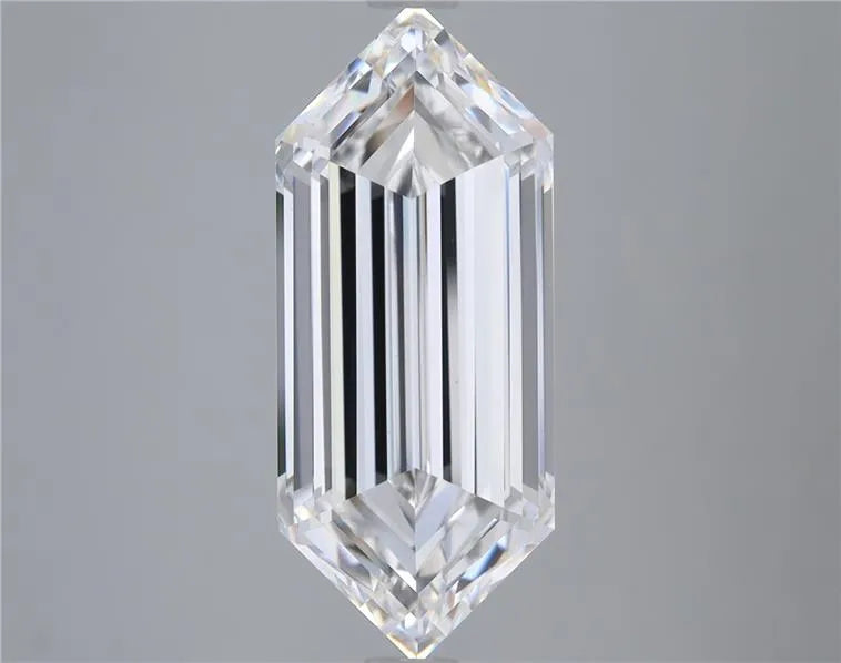 5.02ct Hexagonal Lab Grown Diamond (Colour E, Clarity VVS2, IGI Certified)