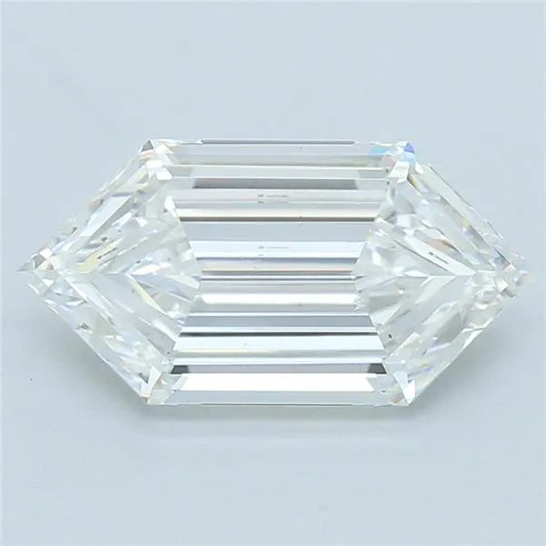 5.02ct Hexagonal Lab Grown Diamond (Colour F, Clarity VS2, IGI Certified)