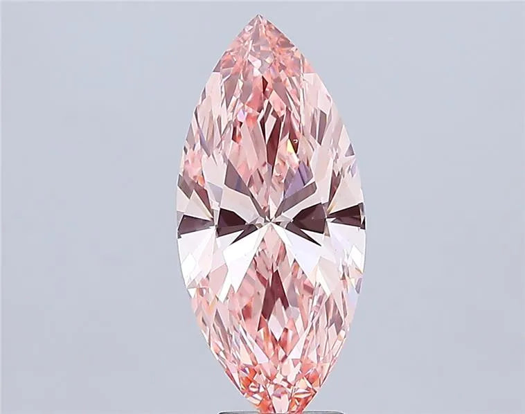 5.02ct Marquise Lab Grown Diamond (Colour Fancy Vivid Pink, Clarity VS1, IGI Certified)