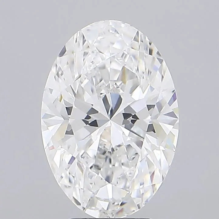 5.02ct Oval Lab Grown Diamond (Colour E, Clarity VVS2, IGI Certified)