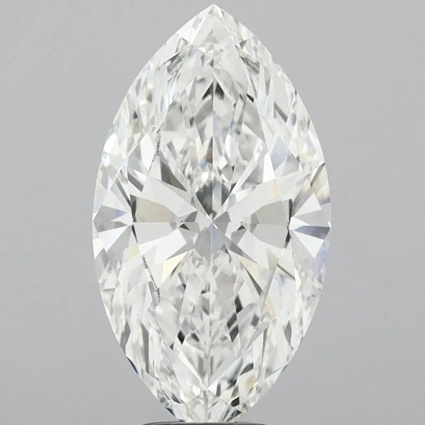 5.03ct Marquise Lab Grown Diamond (Colour F, Clarity VS1, IGI Certified)