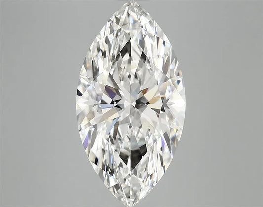 5.03ct Marquise Lab Grown Diamond (Colour G, Clarity VVS2, IGI Certified)
