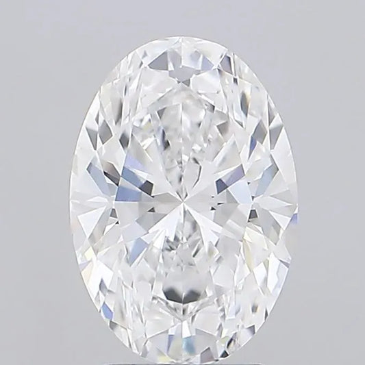 5.04ct Oval Lab Grown Diamond (Colour E, Clarity VVS1, IGI Certified)