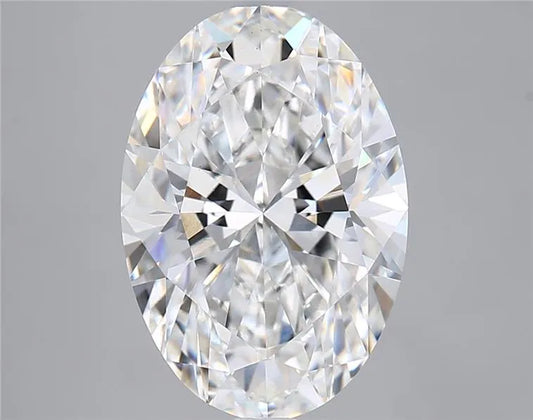 5.04ct Oval Lab Grown Diamond (Colour F, Clarity VS1, IGI Certified)