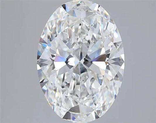 5.04ct Oval Lab Grown Diamond (Colour F, Clarity VVS2, IGI Certified)