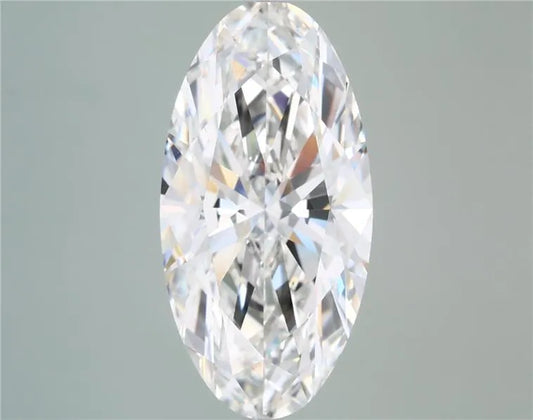 5.04ct Oval Lab Grown Diamond (Colour G, Clarity VVS2, IGI Certified)