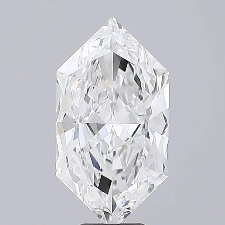 5.05ct Hexagonal Lab Grown Diamond (Colour F, Clarity VVS2, IGI Certified)