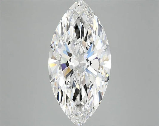 5.05ct Marquise Lab Grown Diamond (Colour D, Clarity VS2, IGI Certified)