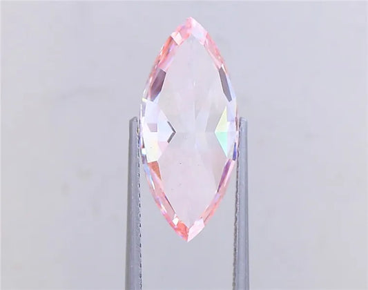 5.05ct Marquise Lab Grown Diamond (Colour Fancy Intense Pink, Clarity VS2, IGI Certified)