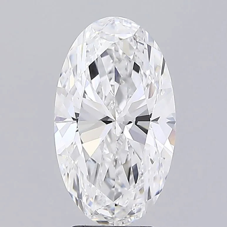 5.05ct Oval Lab Grown Diamond (Colour E, Clarity VVS2, IGI Certified)