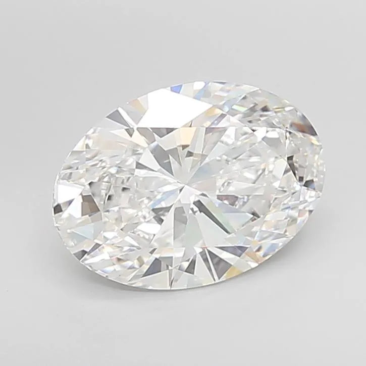 5.05ct Oval Lab Grown Diamond (Colour E, Clarity VVS2, IGI Certified)
