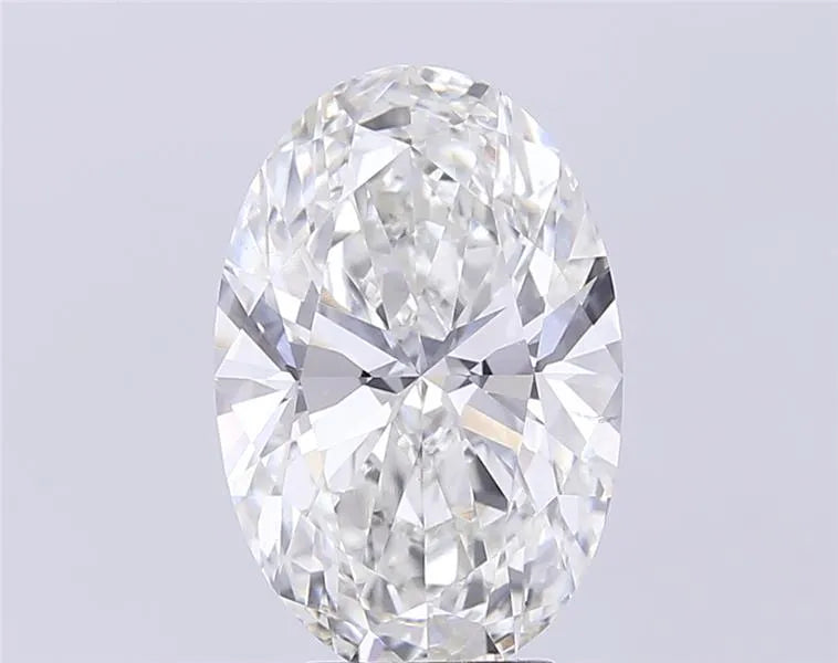 5.05ct Oval Lab Grown Diamond (Colour G, Clarity VS2, IGI Certified)